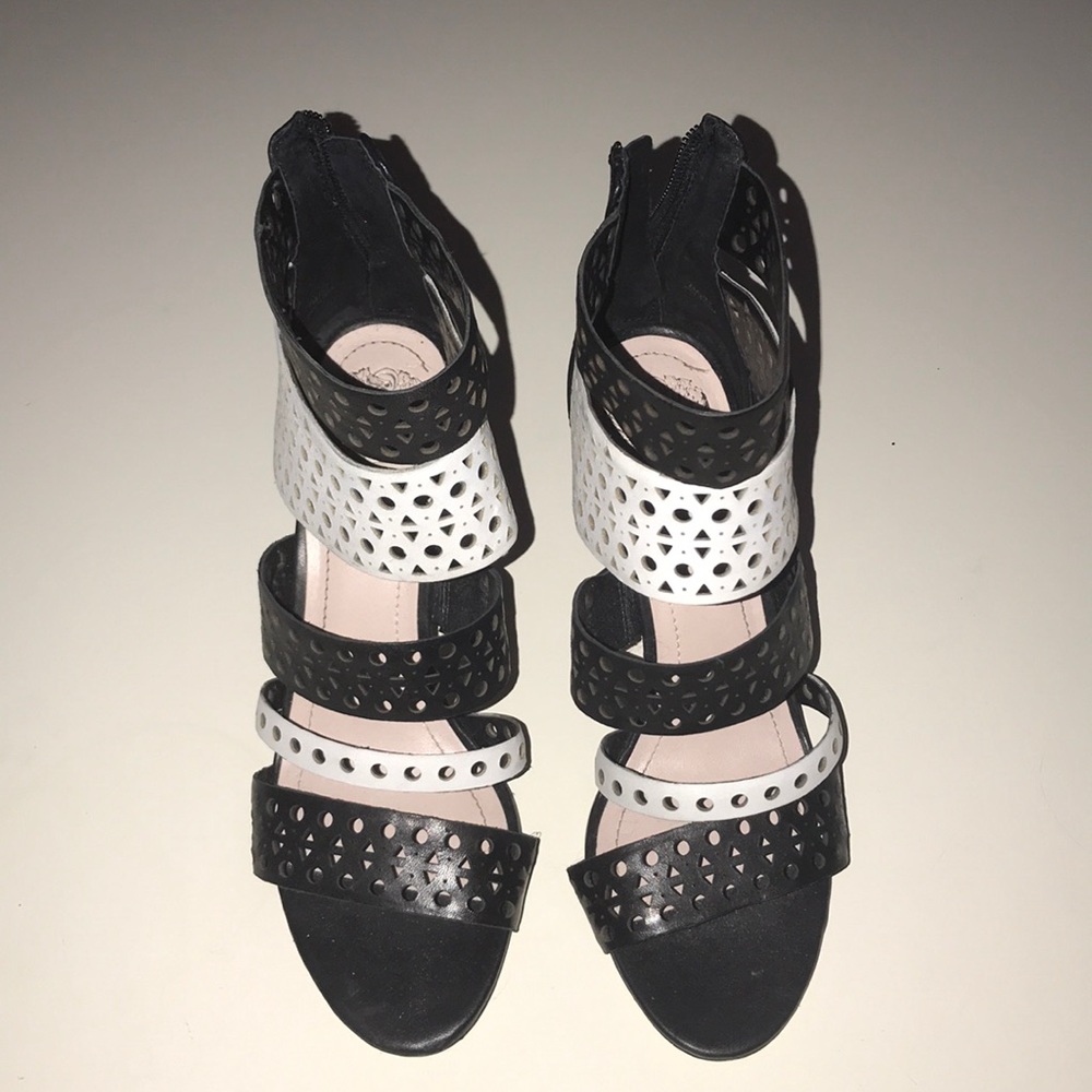 Vince Camuto Black & White HOT heels